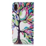 Housse iPhone XS Smart Arbre Coloré