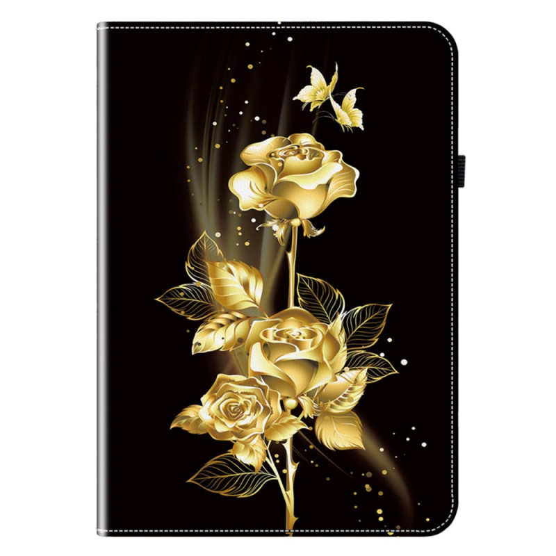 Étui iPad Mini (2024) / Mini (2021) Roses Dorées