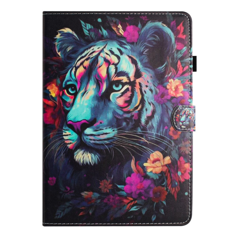 Housse iPad Mini 5 (2019)/4/3/2/1 Lion Coloré