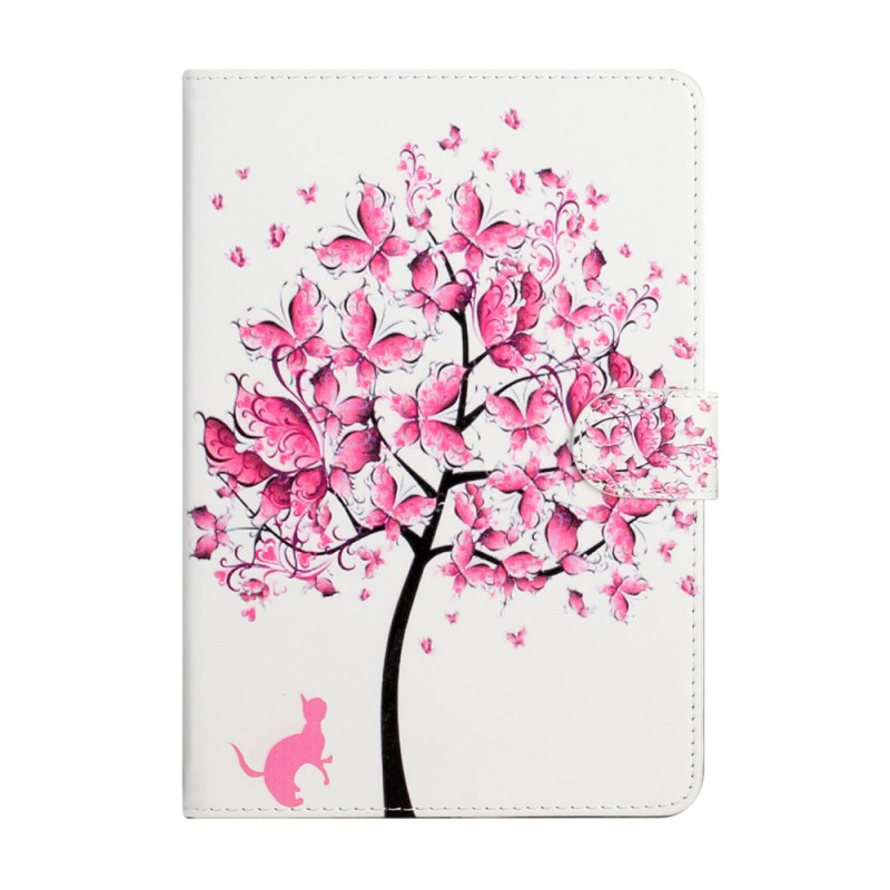 Housse iPad Mini 5 (2019)/4/3/2/1 Arbre Rose