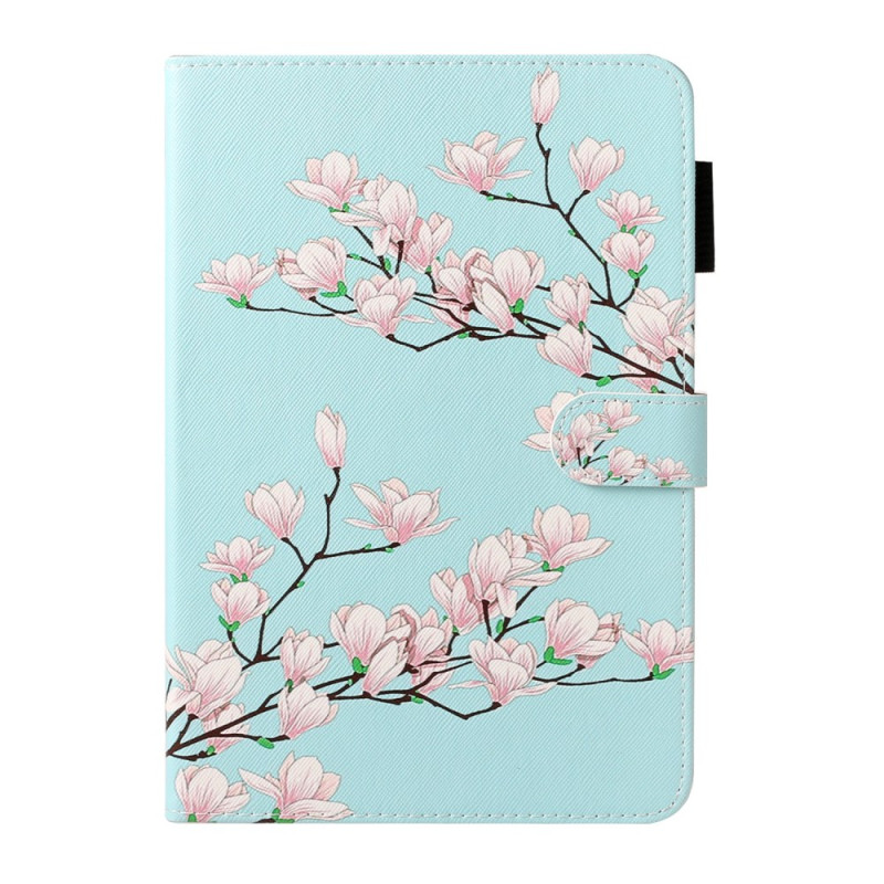 Housse iPad Mini 5 (2019)/4/3/2/1 Fleurs de Prunier