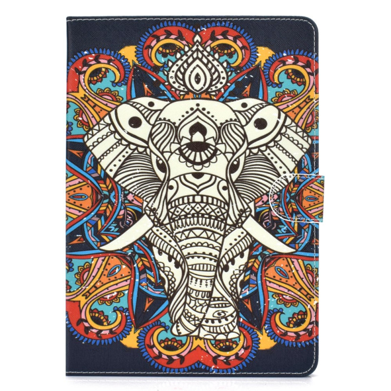 Housse iPad Mini 5 (2019)/4/3/2/1 Éléphant Tribal