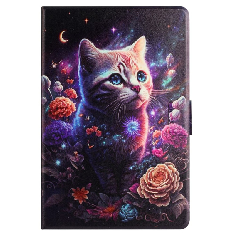 Housse iPad Mini 5 (2019)/4/3/2/1Chat Floral