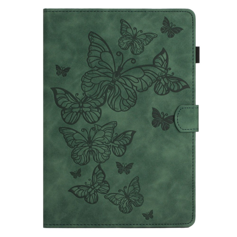 Housse iPad Mini 5 (2019)/4/3/2/1 Effet Daim Papillons