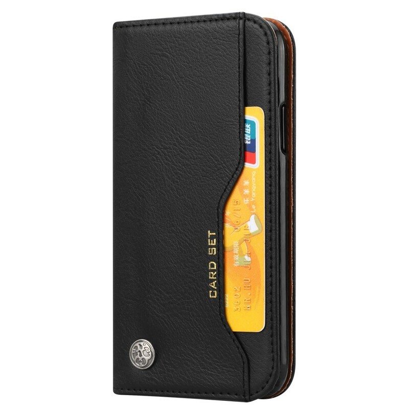 Flip Cover iPhone XS Max Simili Cuir Porte-Cartes