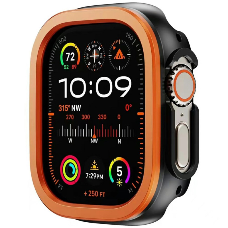 Coque Apple Watch Series 10 46mm Silicone et Alliage d'Aluminium