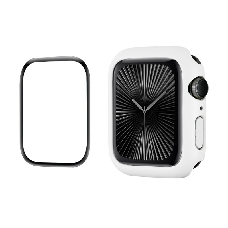 Boîtier avec Protection Écran en Verre Trempé pour Apple Watch Series 10 46mm Robuste