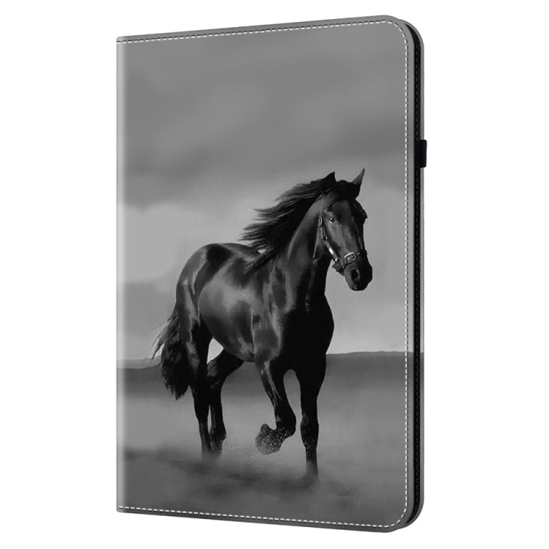 Étui Samsung Galaxy Tab S9 FE / S9 Cheval Noir