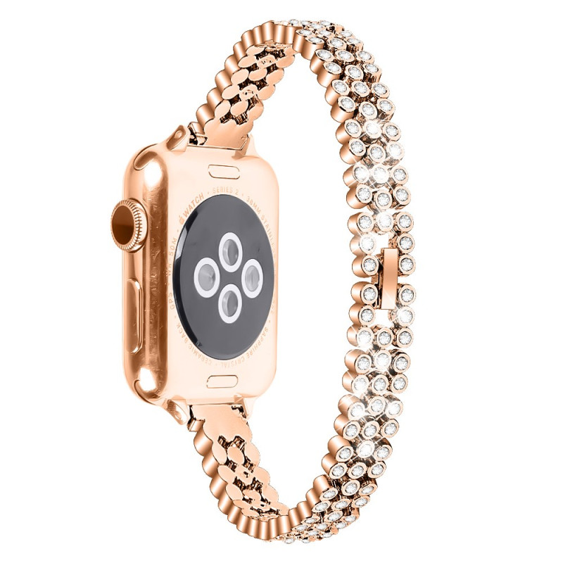 Bracelet Apple Watch Series 46mm à 42mm / SE / Ultra 49mm Strass