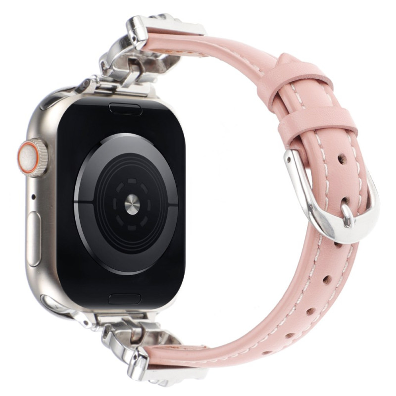 Bracelet Apple Watch Series 46mm à 42mm / SE / Ultra 49mm Classique Design Tête de Léopard