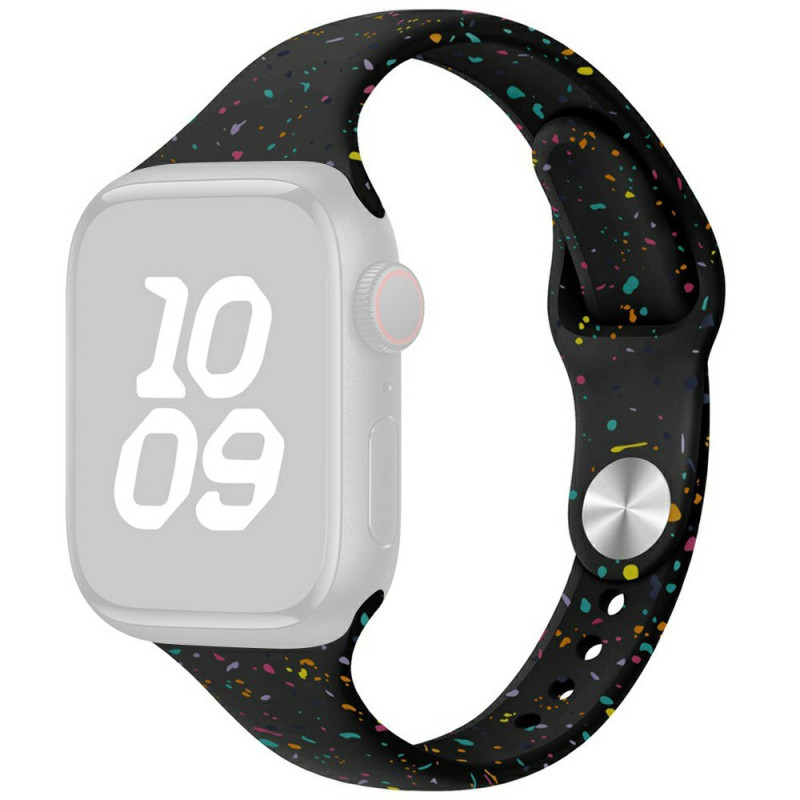 Bracelet Apple Watch Series 46mm à 42mm / SE / Ultra 49mm Paillettes Colorées