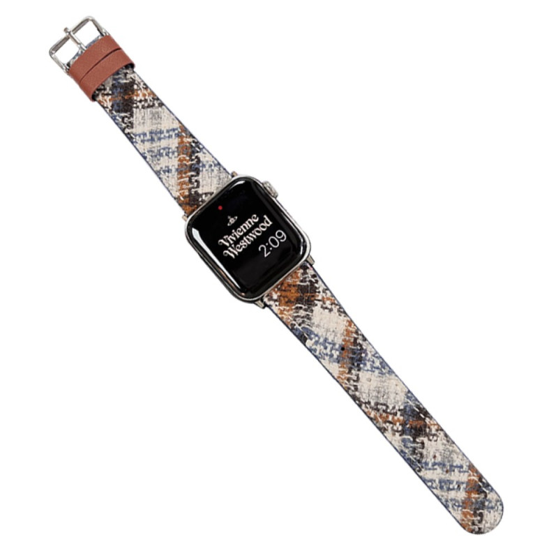 Bracelet Apple Watch Series 46mm à 42mm / SE / Ultra 49mm Chamoiré