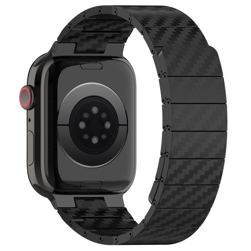 Bracelet Apple Watch Series 46mm à 42mm / SE / Ultra 49mm Élégance Fibre Carbone