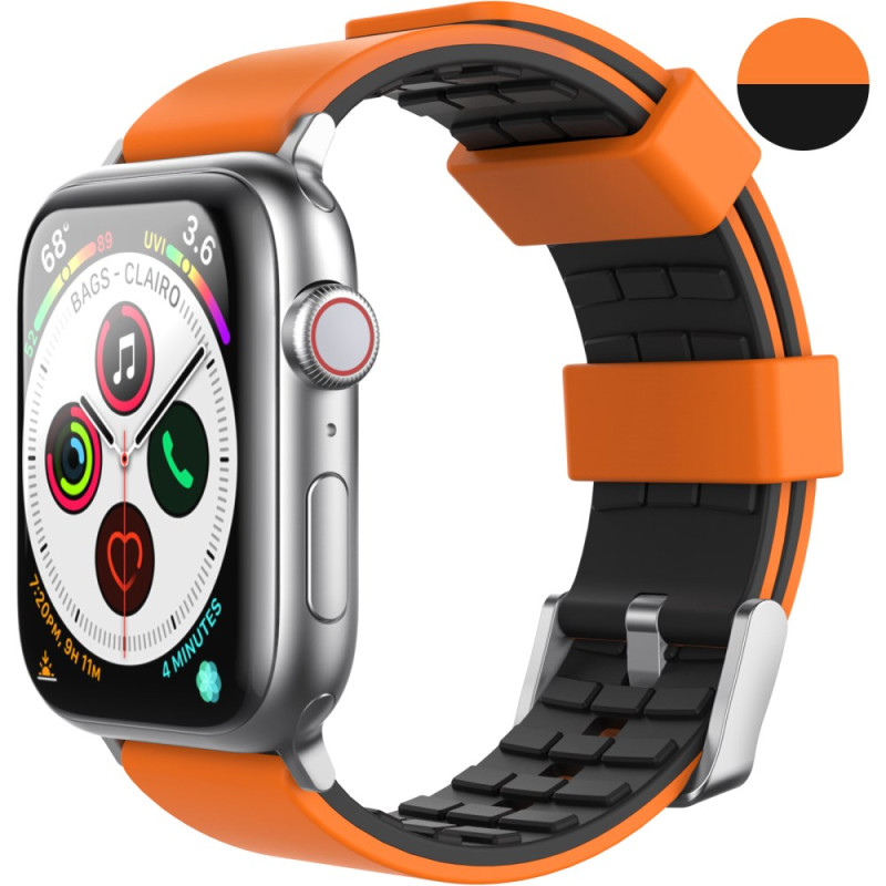 Bracelet Apple Watch Series 46mm à 42mm / SE / Ultra 49mm Bicolore AHASTYLE