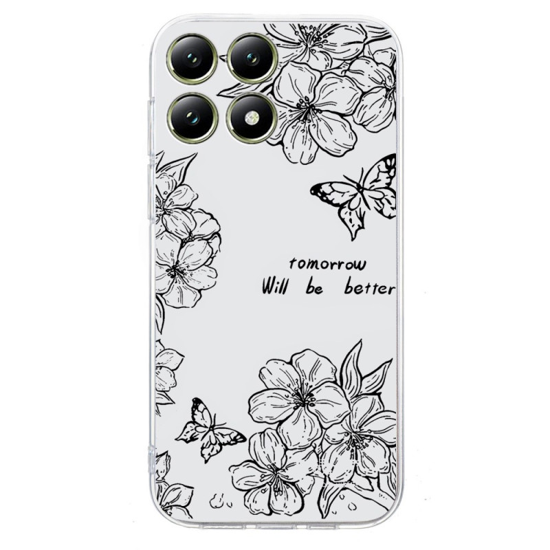 Coque Xiaomi 14T Pro Papillon et Fleurs