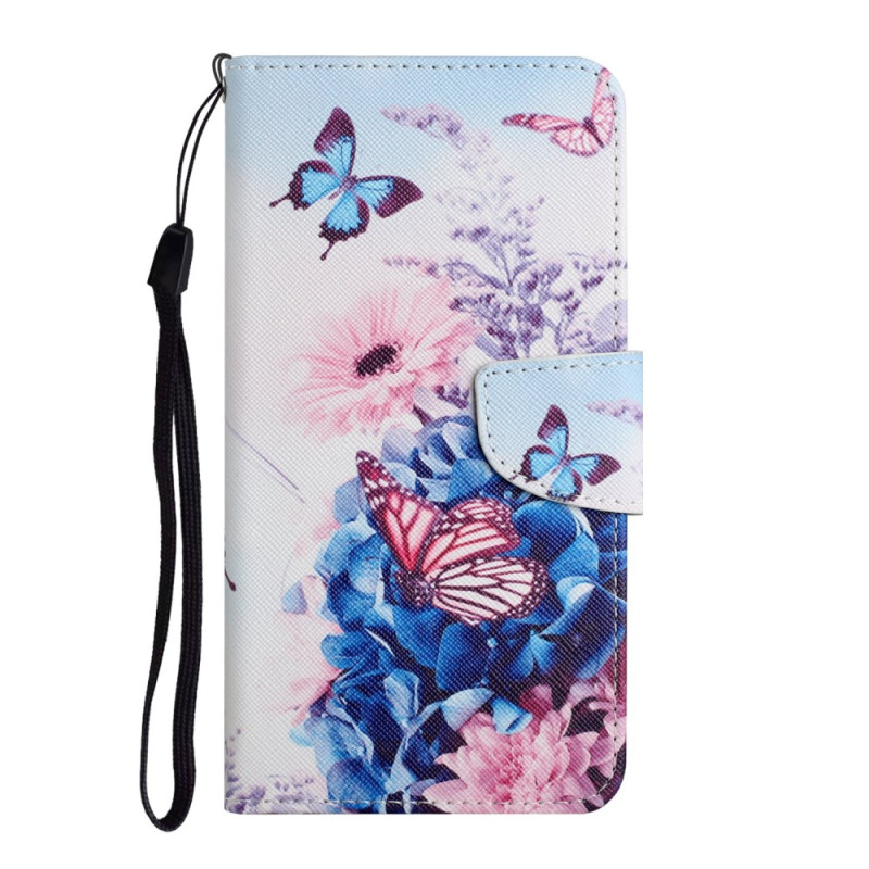 Housse Xiaomi 14T Pro Papillons Violets