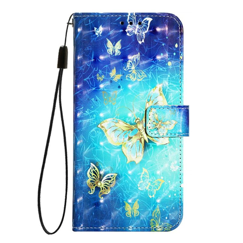 Housse Xiaomi 14T Papillons Dorés