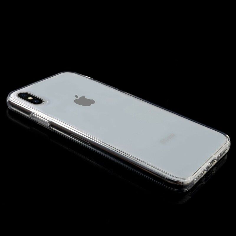 Coque iPhone XS Max Silicone Transparente Colorée