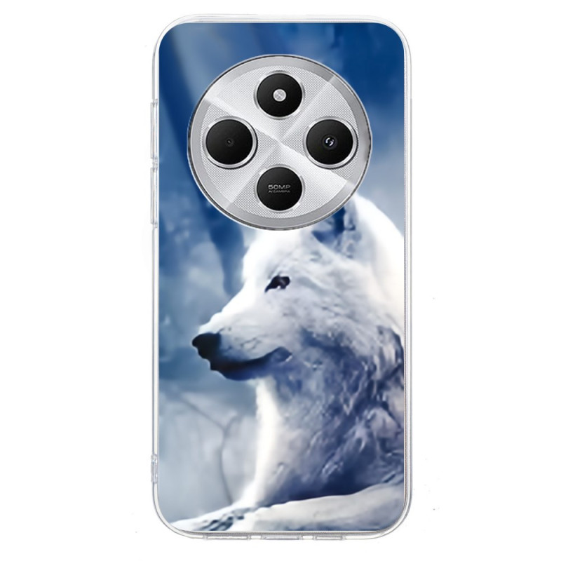 Coque Xiaomi Redmi 14C / Poco C75 Loup Blanc