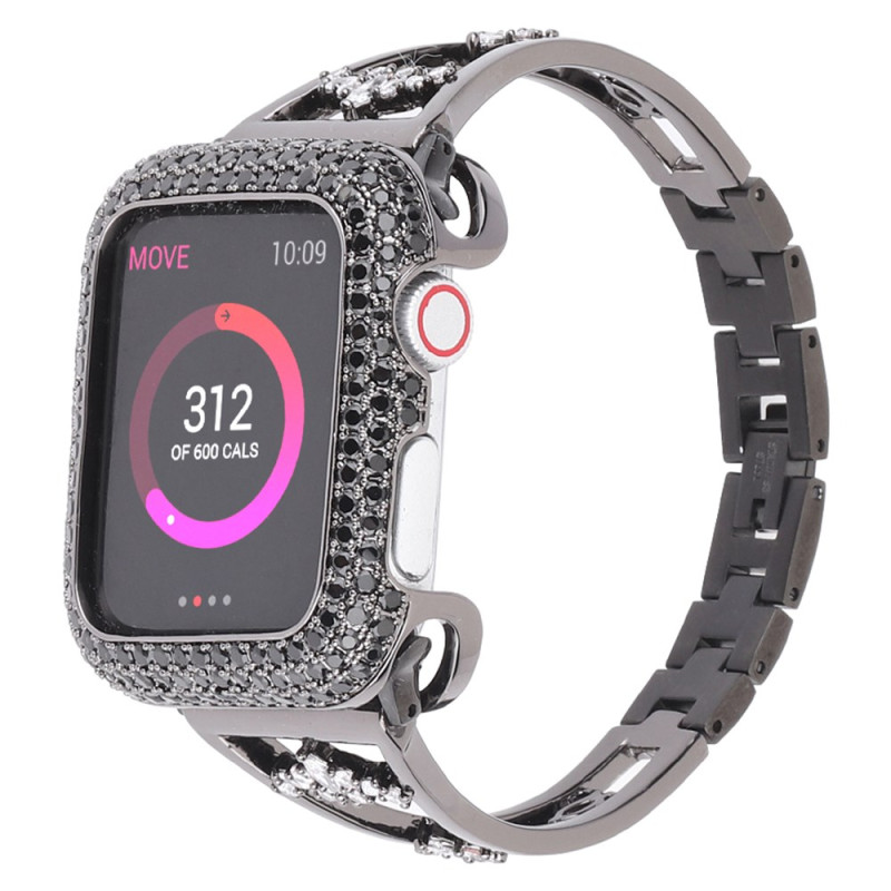 Bracelet Apple Watch Series 46mm à 42mm / SE / Ultra 49mm Strass KALEBOL