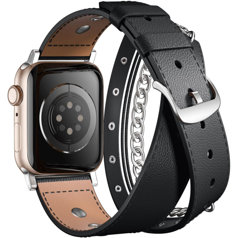 Bracelet Apple Watch Series 46mm à 42mm / SE / Ultra 49mm Punk - Taille M/L