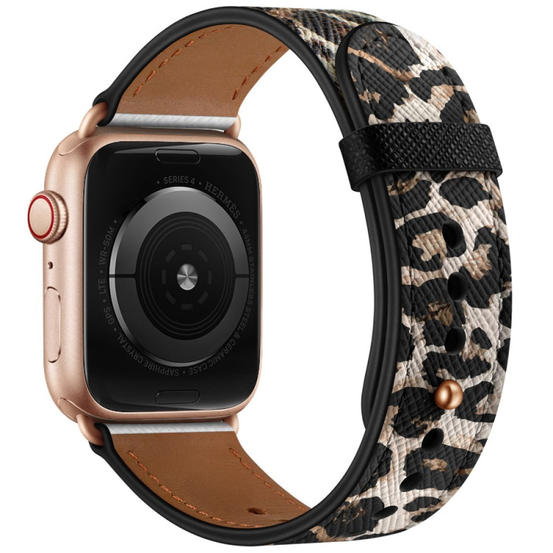 Bracelet Apple Watch Series 46mm à 42mm / SE / Ultra 49mm Cuir Sauvage