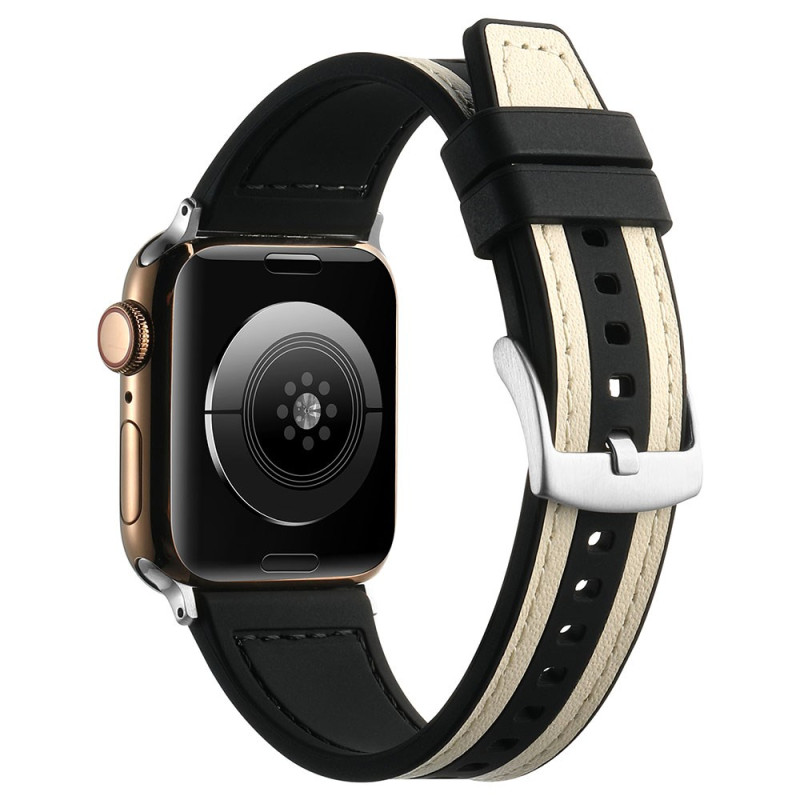 Bracelet Apple Watch Series 42mm à 38mm / Série SE Bicolore Chic