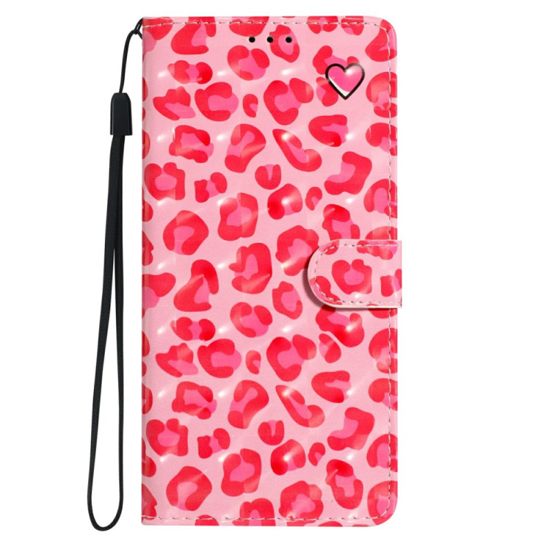 Housse Samsung Galaxy S25 5G Motif Léopard Rose