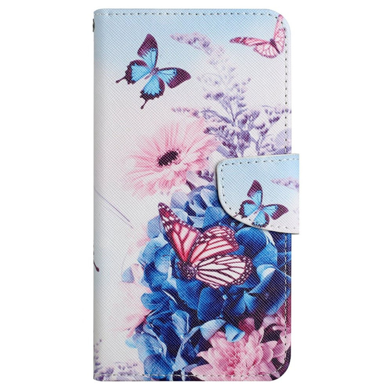 Housse Samsung Galaxy S25 5G Papillons Violets