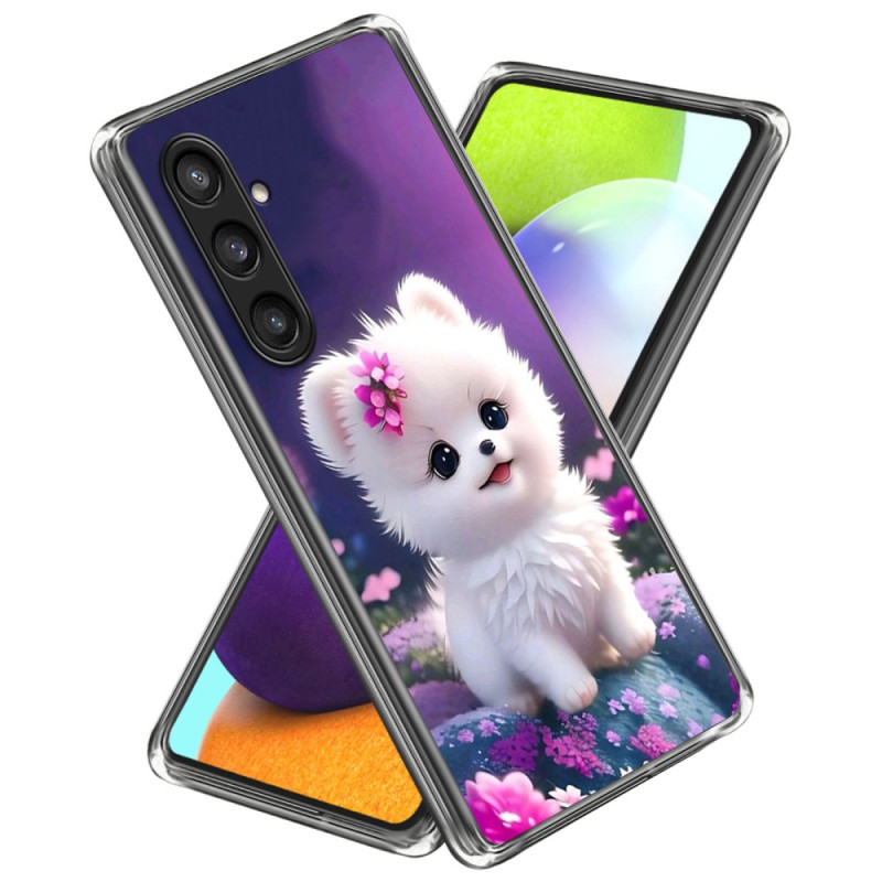 Coque Galaxy S25 5G Chiot Blanc