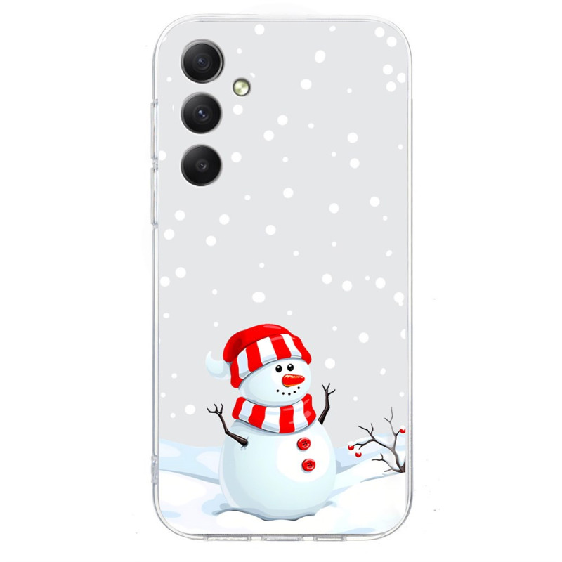 Coque Samsung Galaxy S25 5G Bonhomme de Neige