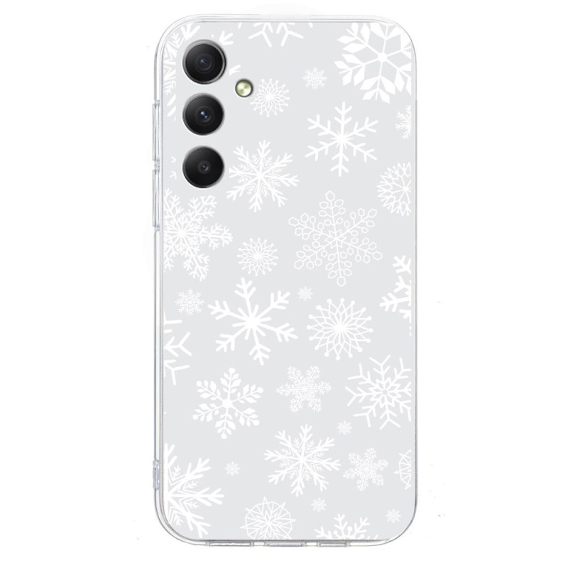 Coque Samsung Galaxy S25 5G Flocons de Neige