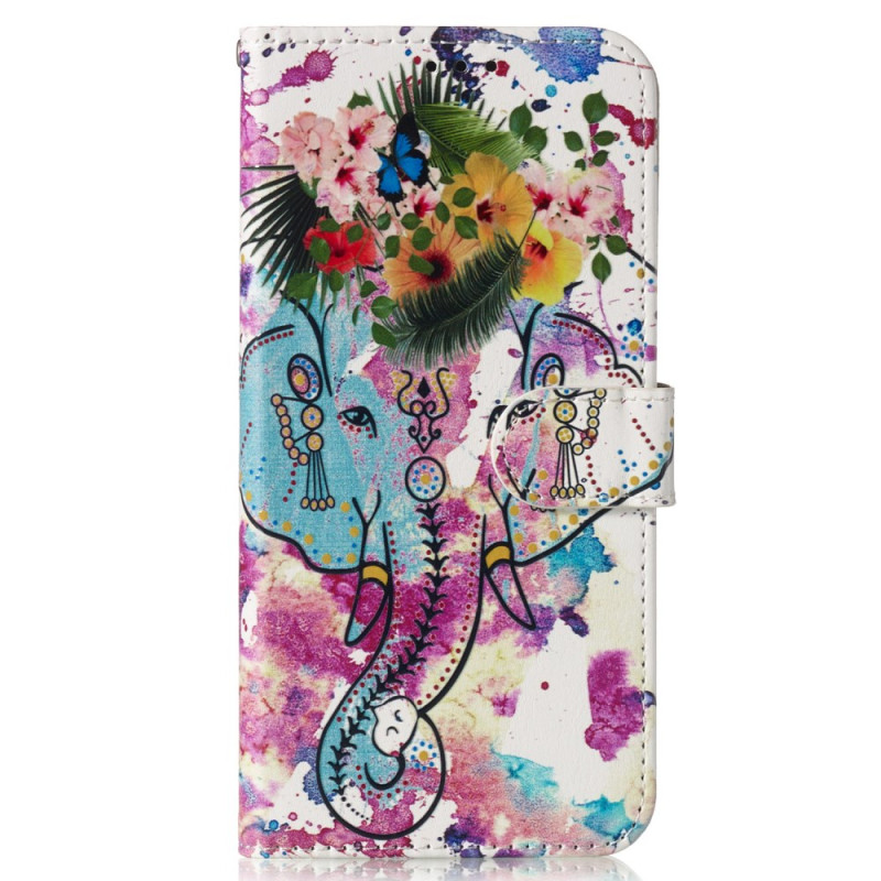 Housse Samsung Galaxy A06 Éléphant Aquarelle