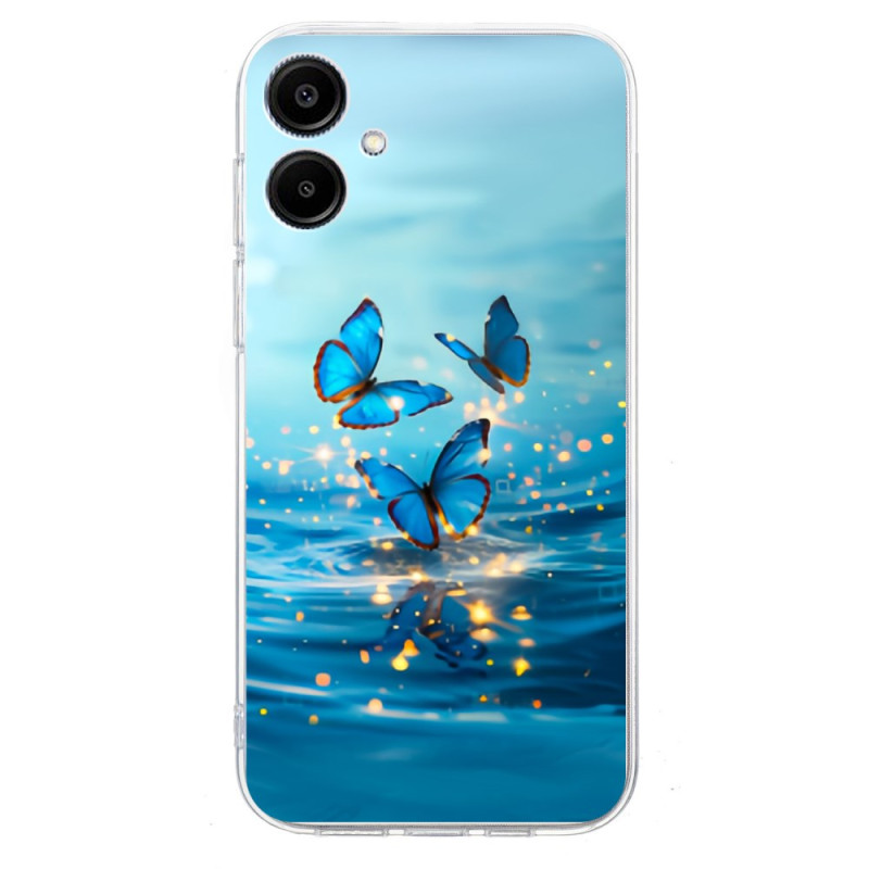 Coque Galaxy A06 Papillons Bleus