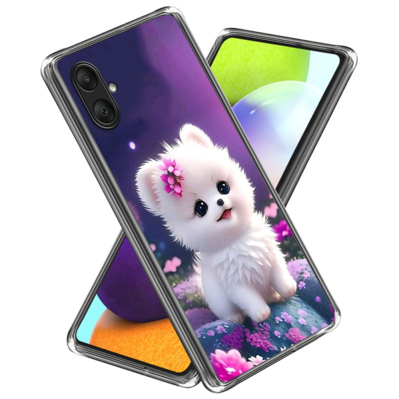 Coque Samsung Galaxy A06 chiot blanc