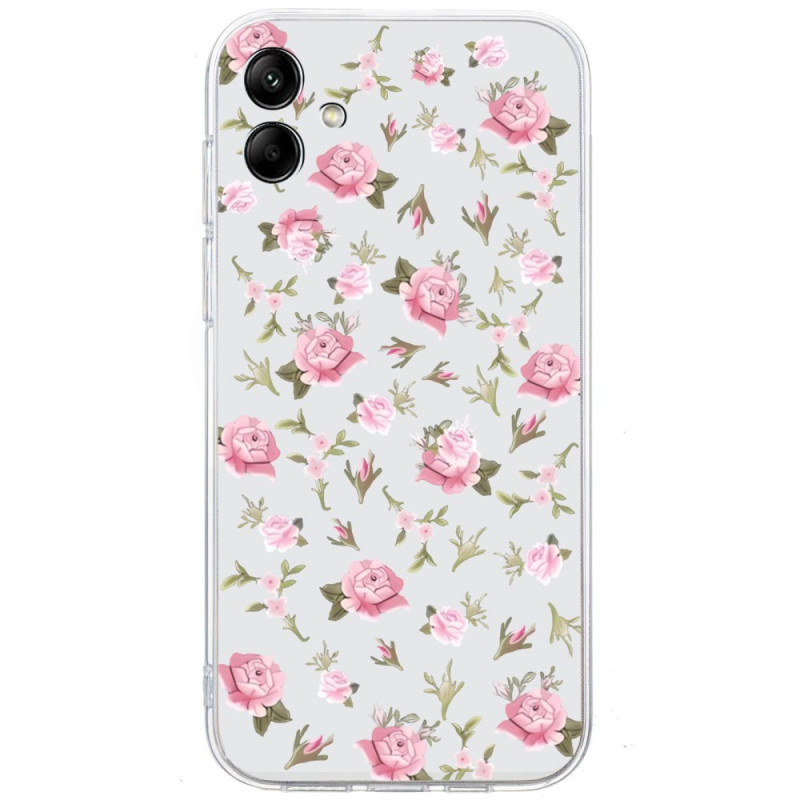 Coque Samsung Galaxy A06 Motif Floral Rose