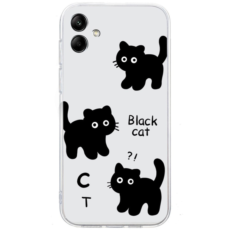 Coque Samsung Galaxy A06 3 Chats Noirs