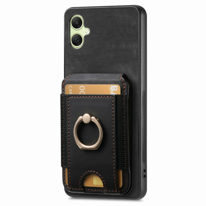 Coque Samsung Galaxy A06 Vintage Porte-cartes Vertical et Support