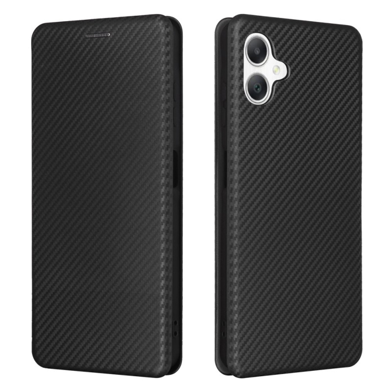 Flip Cover Samsung Galaxy A06 Fibre Carbone