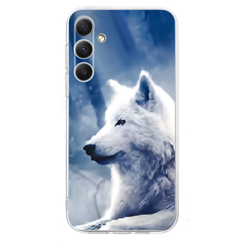 Coque Samsung Galaxy A36 5G Loup Blanc