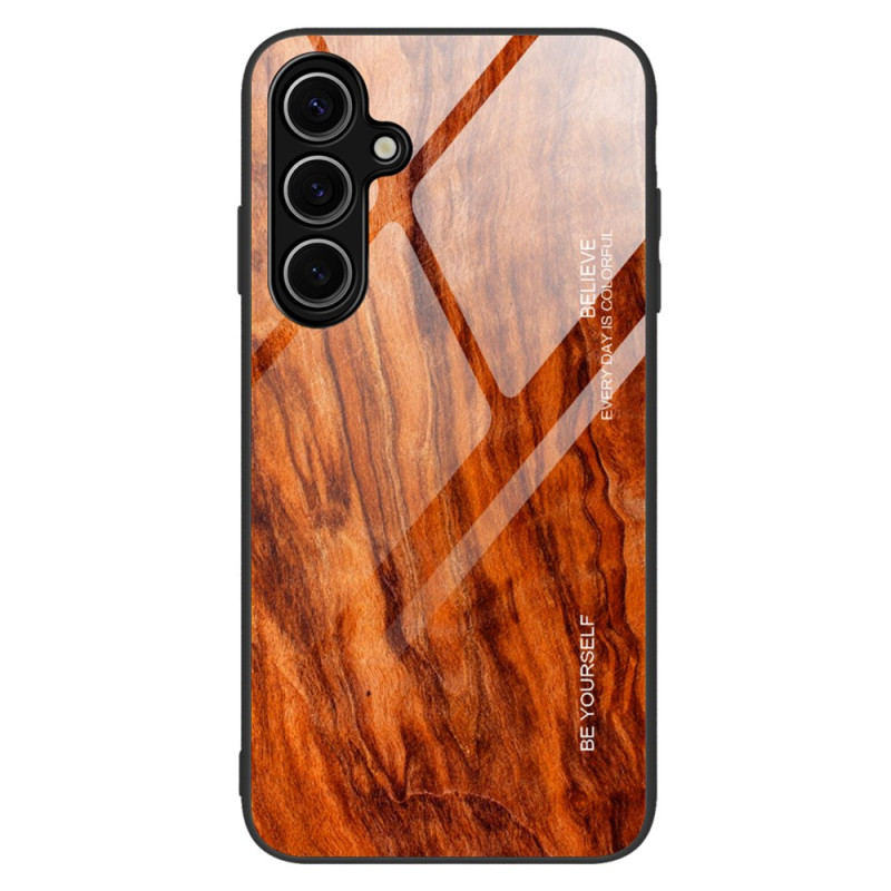 Coque Samsung Galaxy A36 5G Verre Trempé Effet Bois