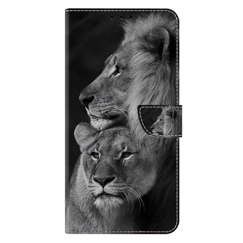 Housse Samsung Galaxy S25 5G Couple de Lions