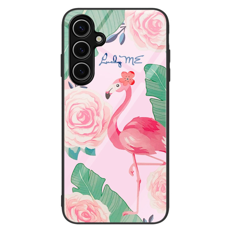 Coque Samsung Galaxy S25 5G Verre Trempé Flamant Rose