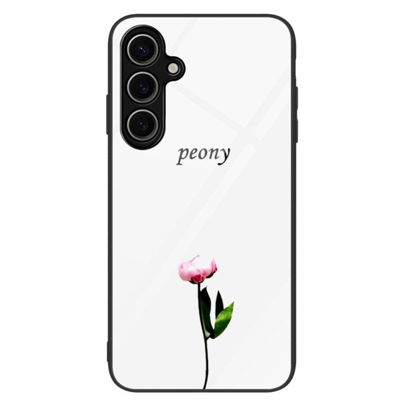 Coque Samsung Galaxy S25 5G Verre Trempé Pivoine