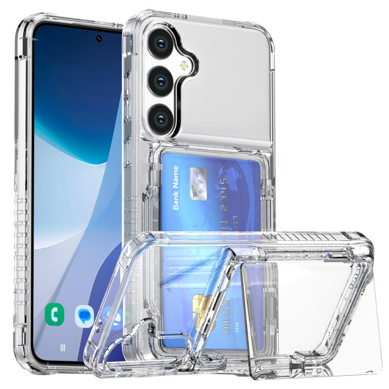 Coque Samsung Galaxy S25 5G Transparente Porte-Cartes Intégré