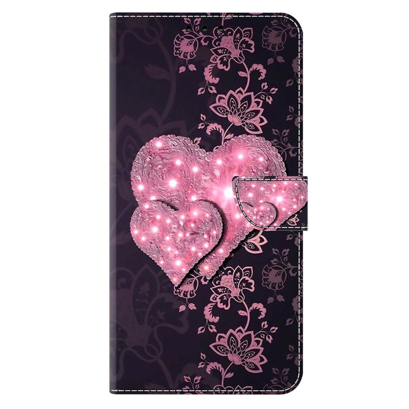 Housse Samsung Galaxy S25 Plus 5G Coeurs Roses