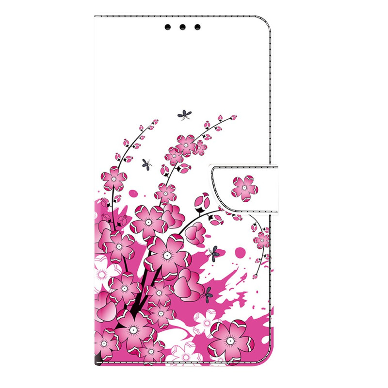 Housse Samsung Galaxy S25 Plus 5G Motif Floral Rose