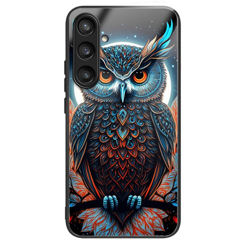 Coque Samsung Galaxy S25 Plus 5G Verre Trempé Hibou Coloré