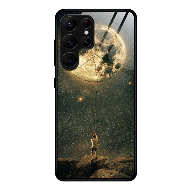 Coque Samsung Galaxy S25 Ultra 5G Verre Trempé Motif Lunaire