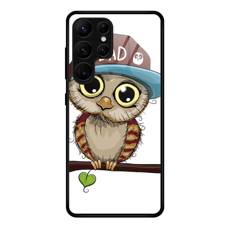 Coque Galaxy S25 Ultra 5G Verre Trempé Hibou